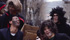 Bosa (Or) - Un gruppo di maschere, vestite a lutto per la morte di Giolzi, inscenano un grottesco lamento funebre (attìttidu) con il manichino nella scatola-bara, martedì grasso 1987 