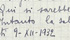 Pagina manoscritta estratta dal documento originale del vocabolario di Pietro Casu (contiene anche un messaggio datato Monti, 9. XII.1932)
